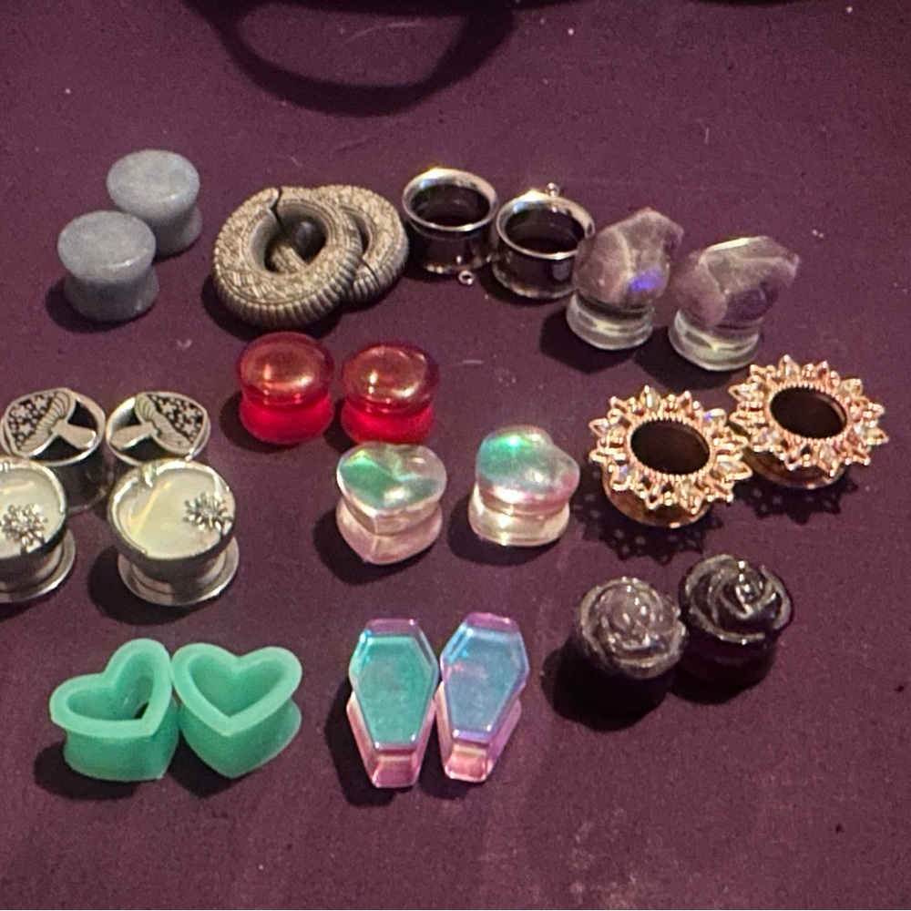 Colorful Earring and Plug Collection